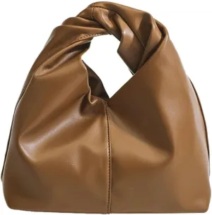 2025 Fashion Y2k Cloud-Inspired Dumpling Purse Vegan Leather Small Hobo Tote Satchel Clutch Handbag for Women