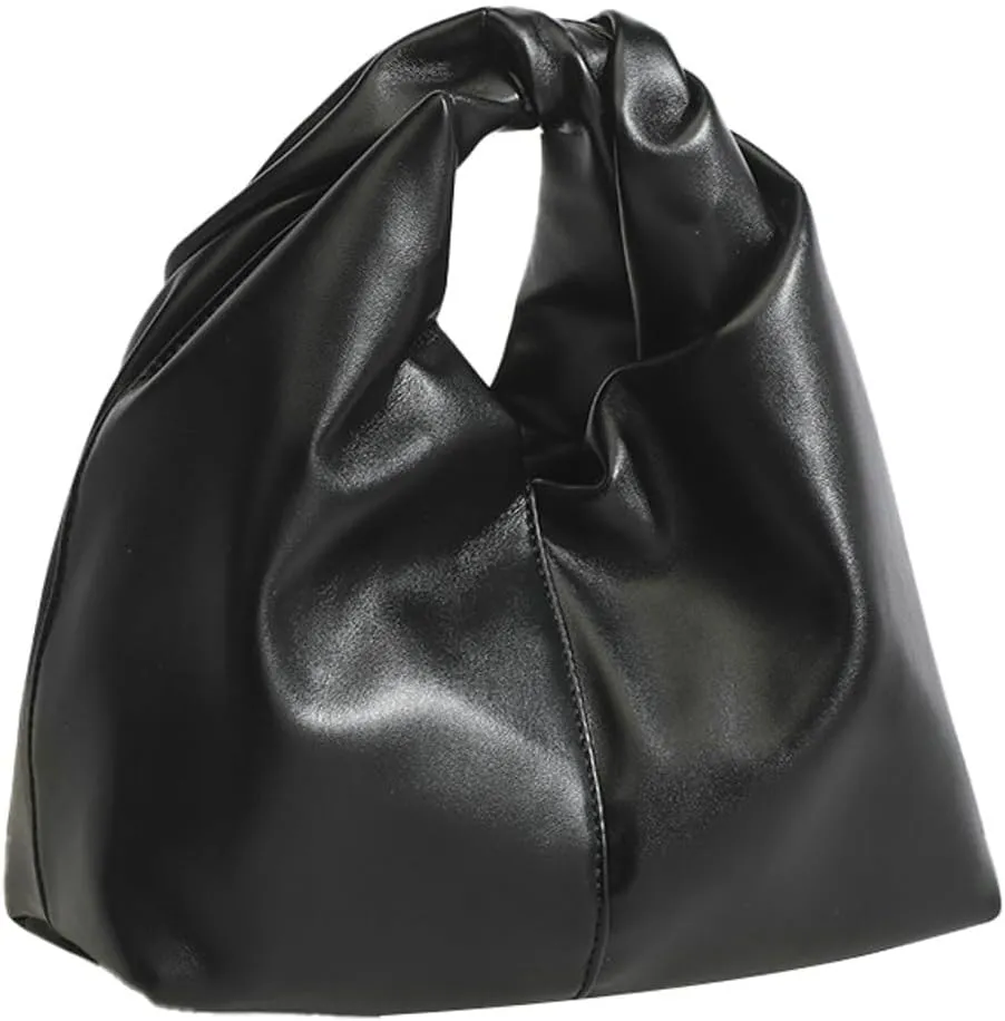 2025 Fashion Y2k Cloud-Inspired Dumpling Purse Vegan Leather Small Hobo Tote Satchel Clutch Handbag for Women