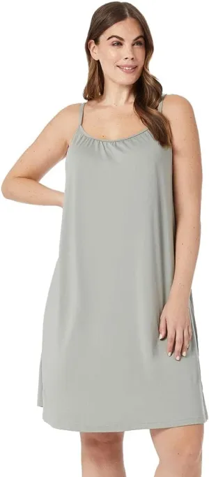 32 Degrees Womens Cool Flowy Bra Dress | with Built-in Cups | Relaxed Fit | Adjustable Spaghetti Strap