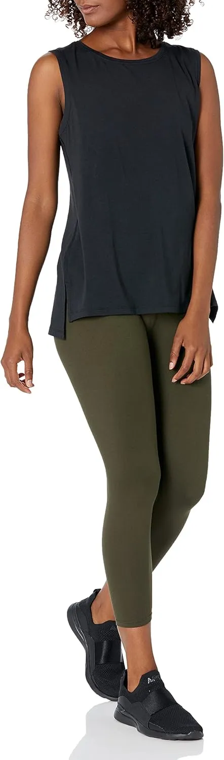 Amazon Essentials Women's Soft Cotton Relaxed-Fit Yoga Tank (Available in Plus Size) (Previously Core 10)