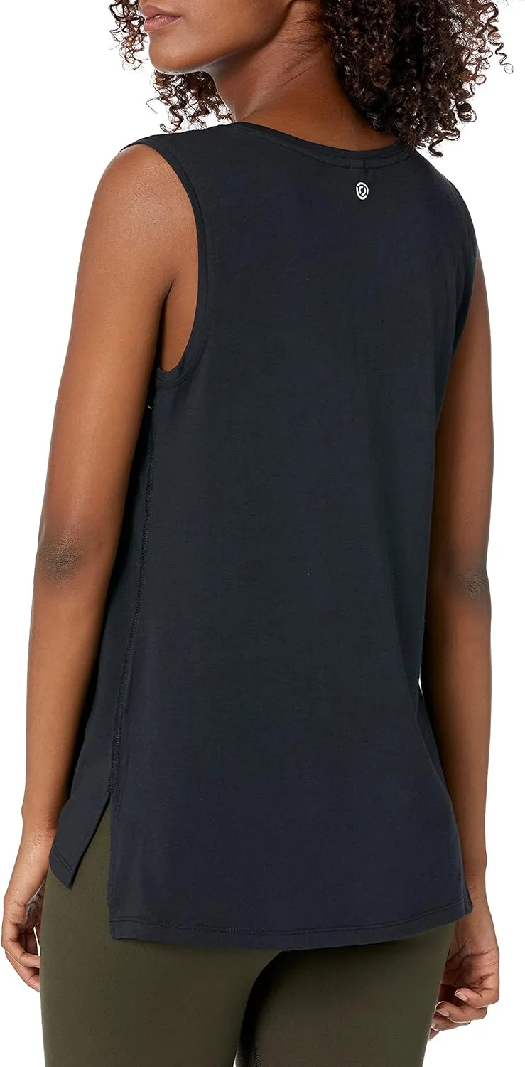 Amazon Essentials Women's Soft Cotton Relaxed-Fit Yoga Tank (Available in Plus Size) (Previously Core 10)