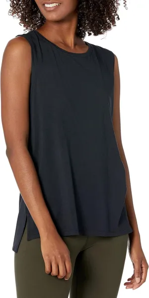 Amazon Essentials Women's Soft Cotton Relaxed-Fit Yoga Tank (Available in Plus Size) (Previously Core 10)