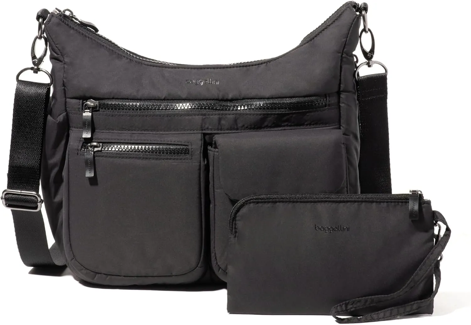 Baggallini Modern Everywhere Crossbody Women 11x9x4.5 RFID Hobo Bag