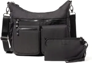 Baggallini Modern Everywhere Crossbody Women 11x9x4.5 RFID Hobo Bag