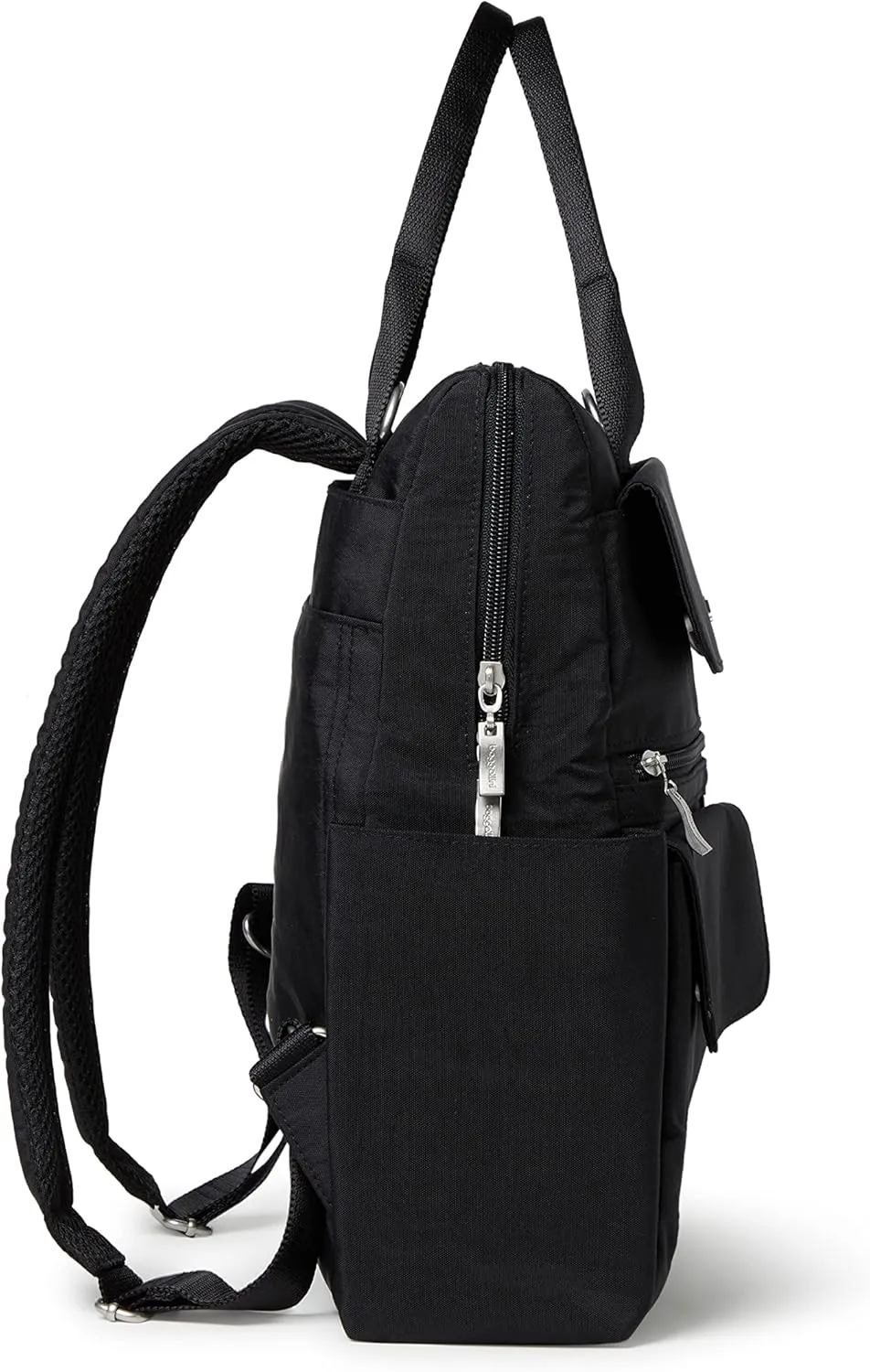 Baggallini womens Modern Everywhere Laptop Backpack, Black, One Size US