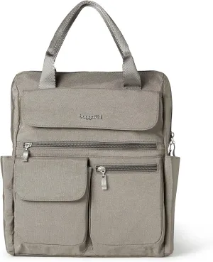 Baggallini womens Modern Everywhere Laptop Backpack, Sterling Shimmer, One Size US