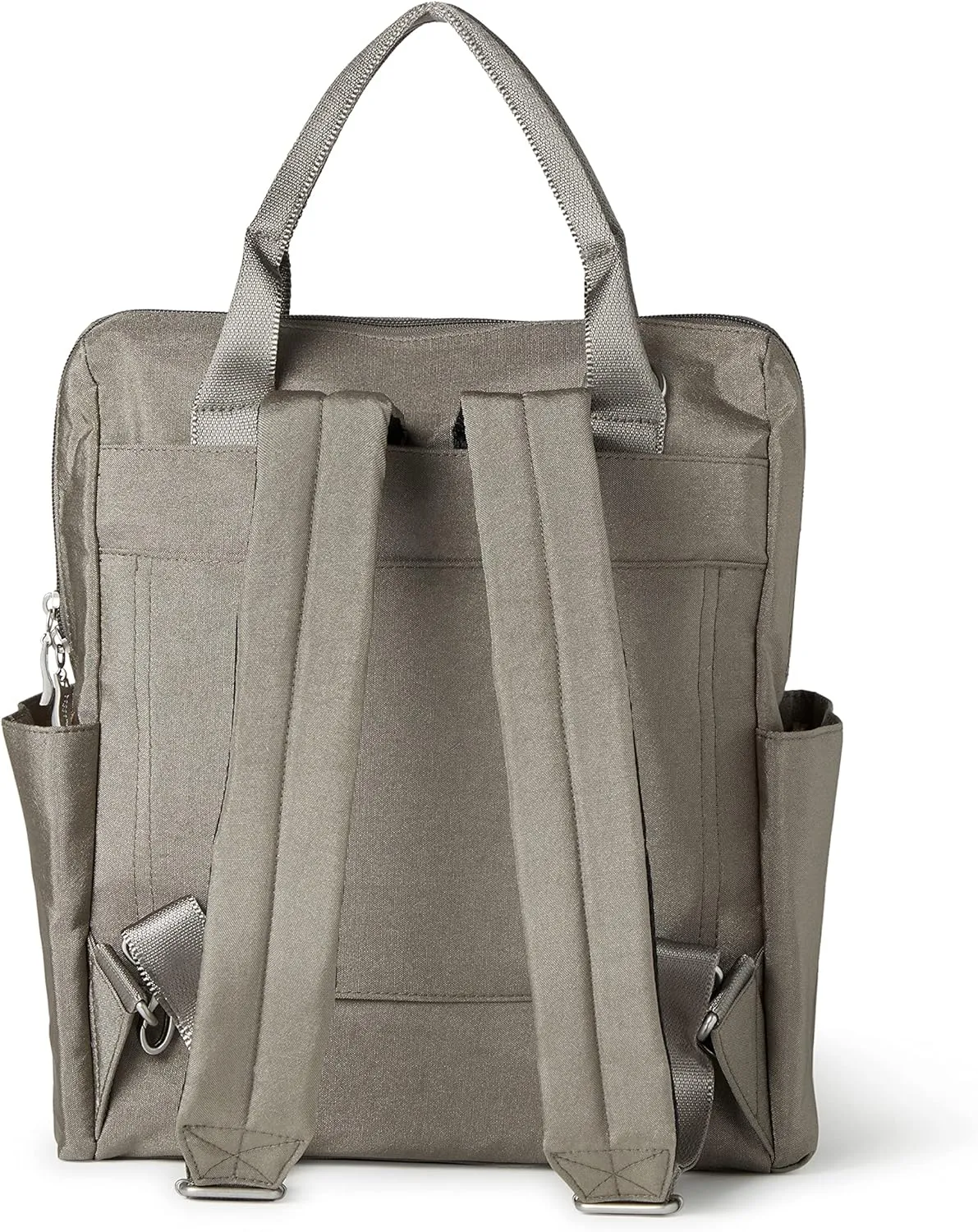 Baggallini womens Modern Everywhere Laptop Backpack, Sterling Shimmer, One Size US