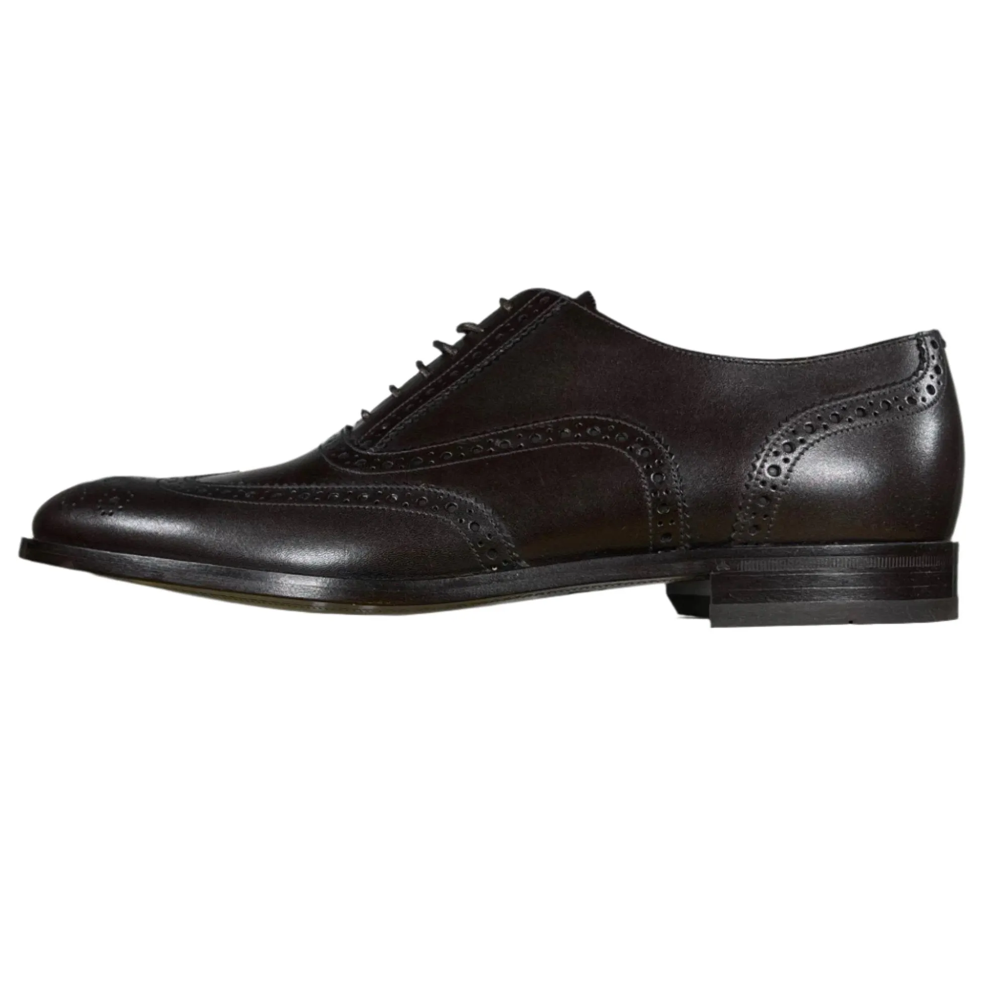 Bally Bruck Coffee Leather Oxfords