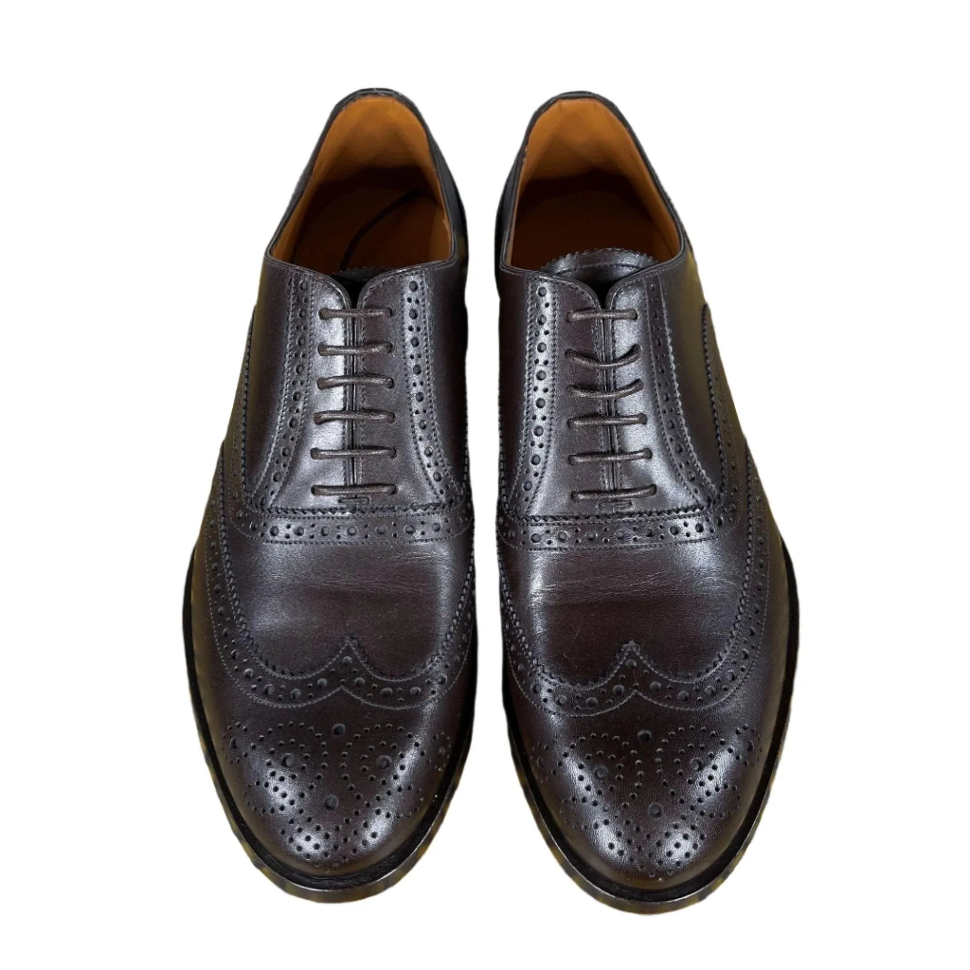Bally Bruck Coffee Leather Oxfords