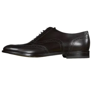 Bally Bruck Coffee Leather Oxfords