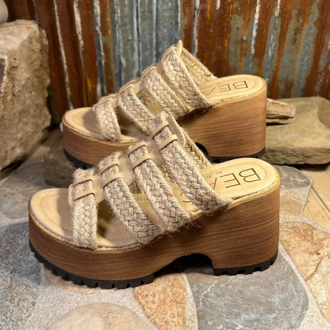 Beach Daze Platform Heel