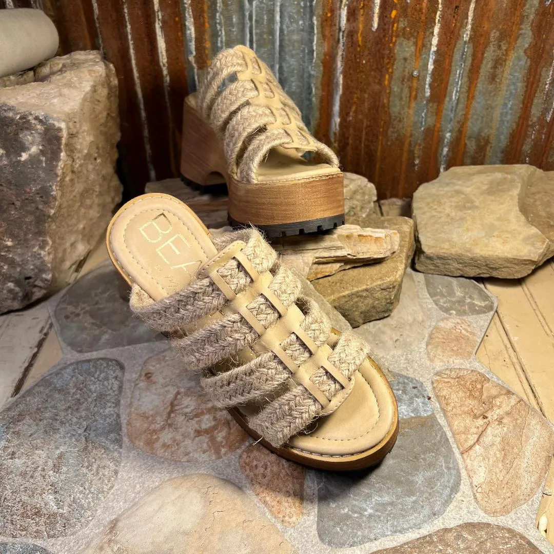 Beach Daze Platform Heel