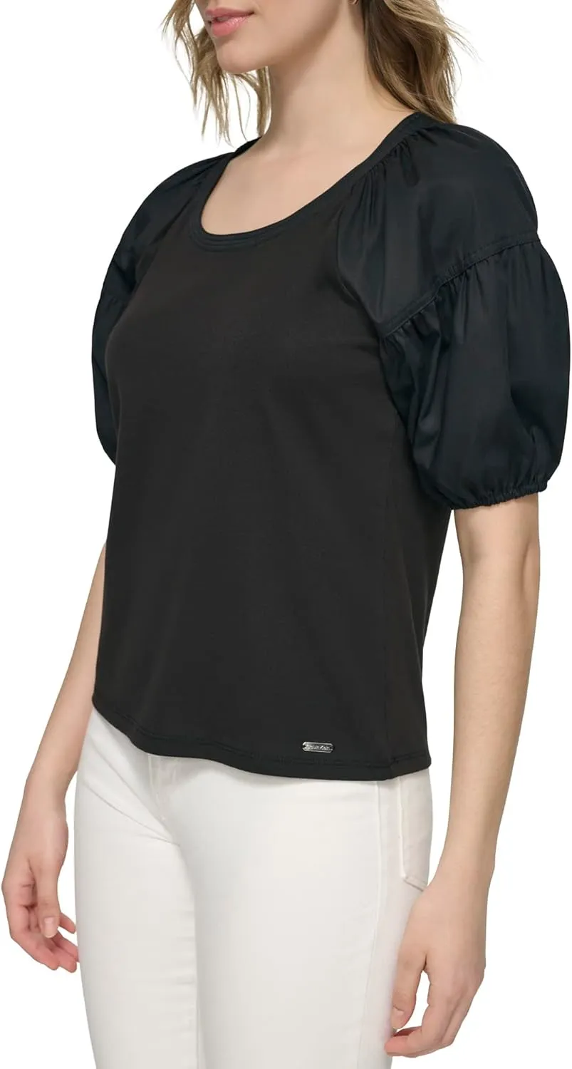 Calvin Klein Women's Short Sleeve Knit