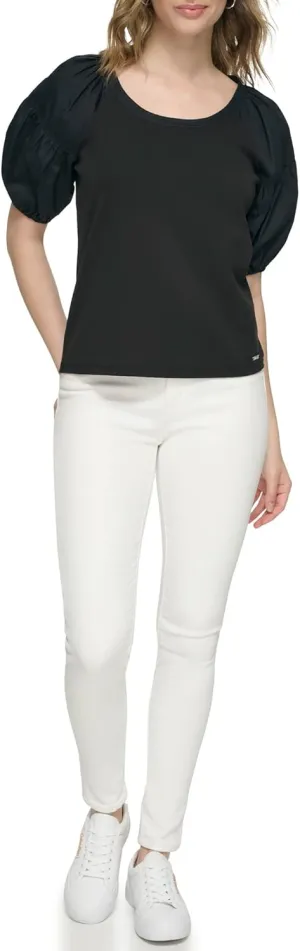Calvin Klein Women's Short Sleeve Knit