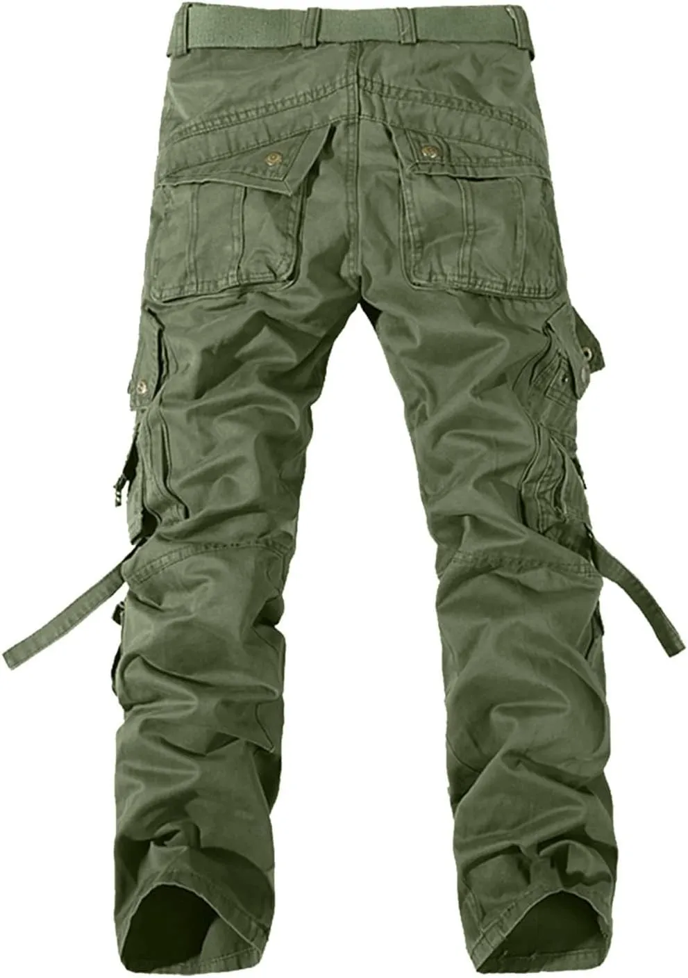 Cargo Jeans for Men Mens Casual Elastic Drawstring Cargo Pants Lightweight Relaxed Fit Cotton Workout Sweatpants 2023