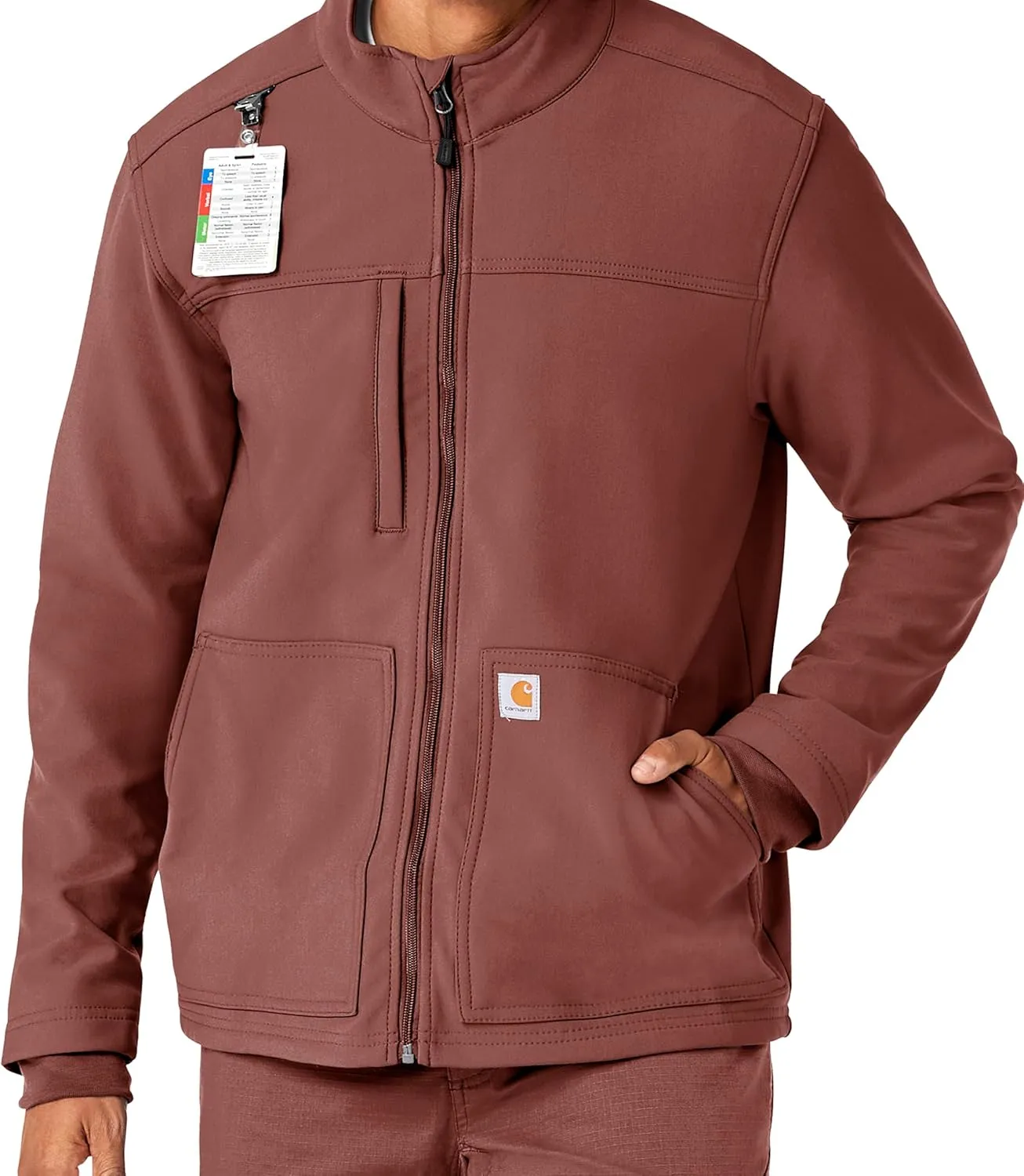 Carhartt Men's Rugged Flex Modern Fit Fluid Resistant Bonded Fleece Jacket