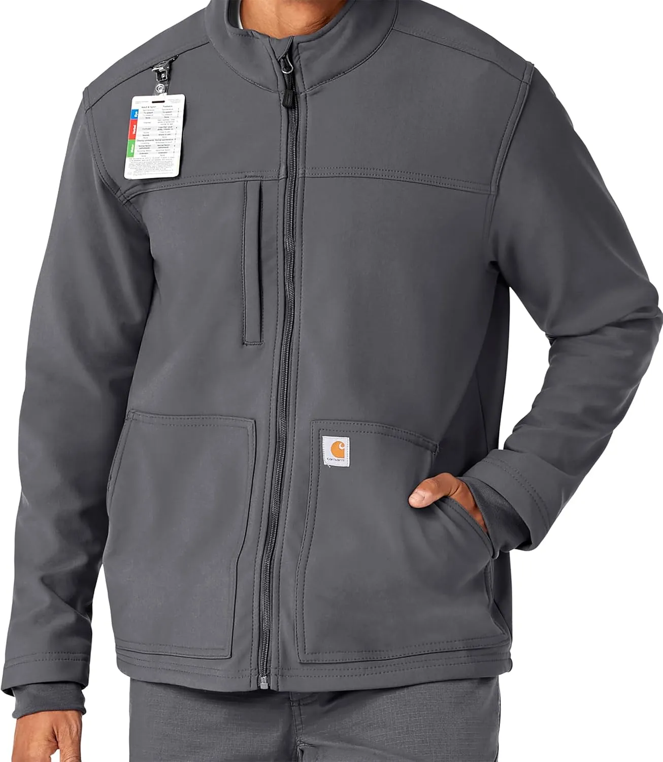 Carhartt Men's Rugged Flex Modern Fit Fluid Resistant Bonded Fleece Jacket
