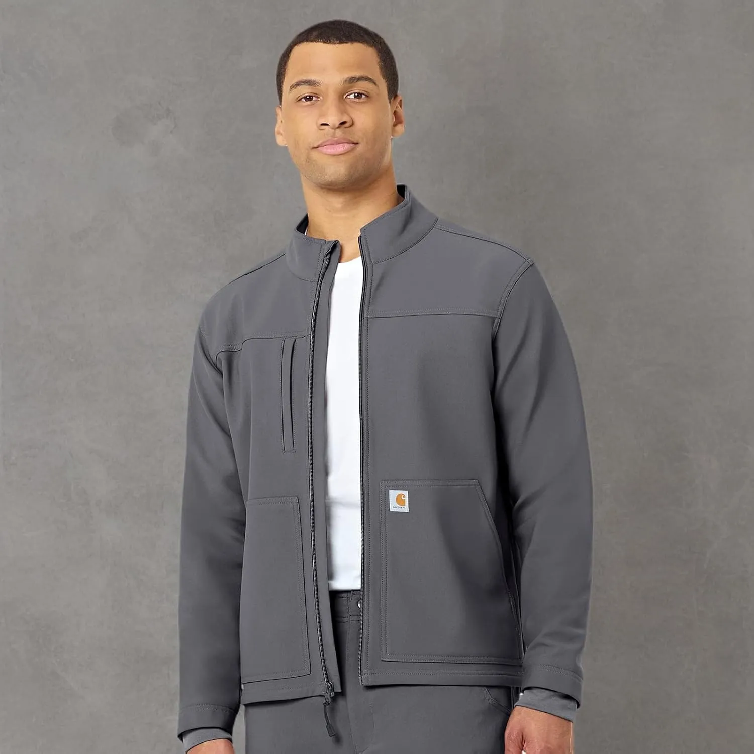 Carhartt Men's Rugged Flex Modern Fit Fluid Resistant Bonded Fleece Jacket
