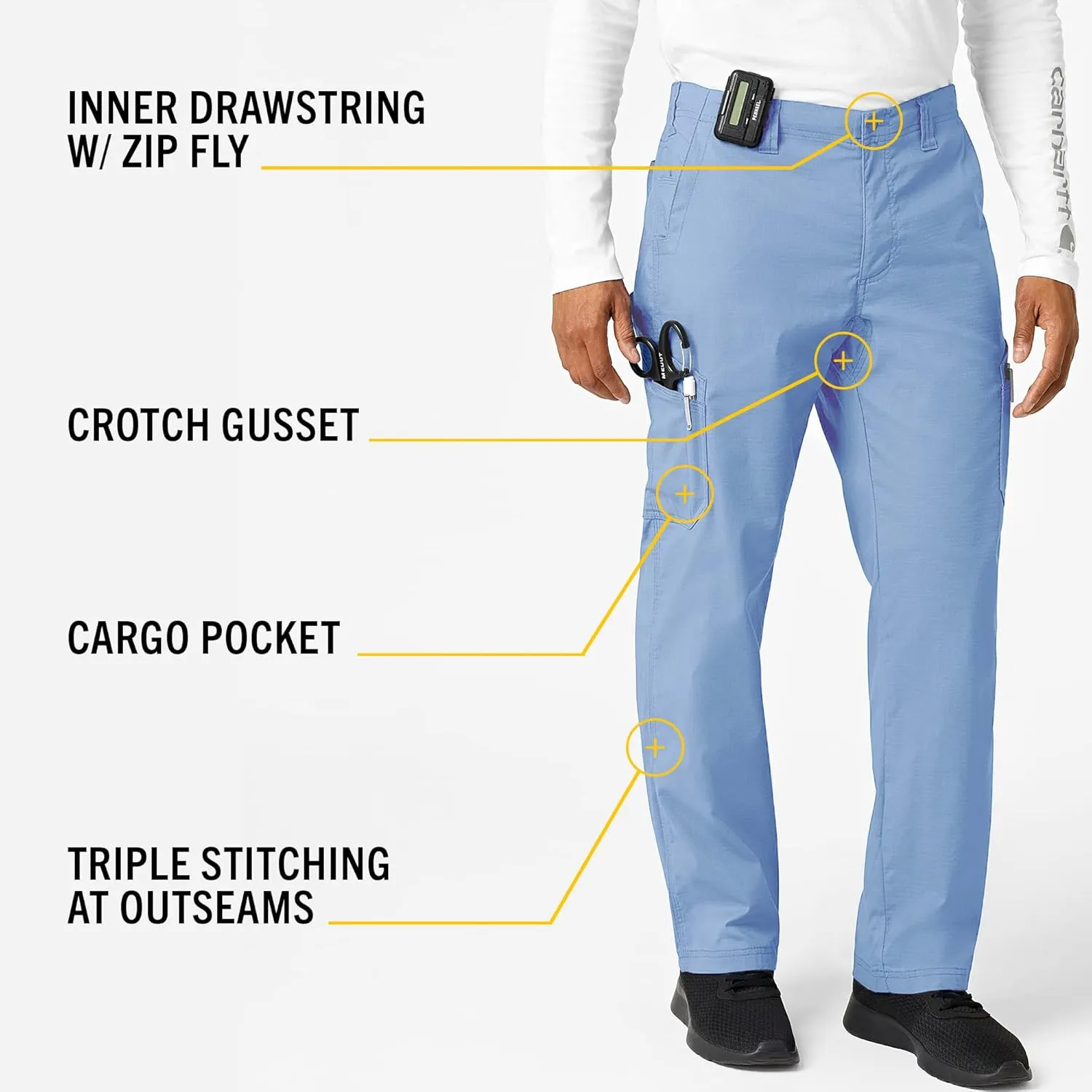 Carhartt Men's Rugged Flex Modern Fit Ristop Straight Leg Cargo Pant