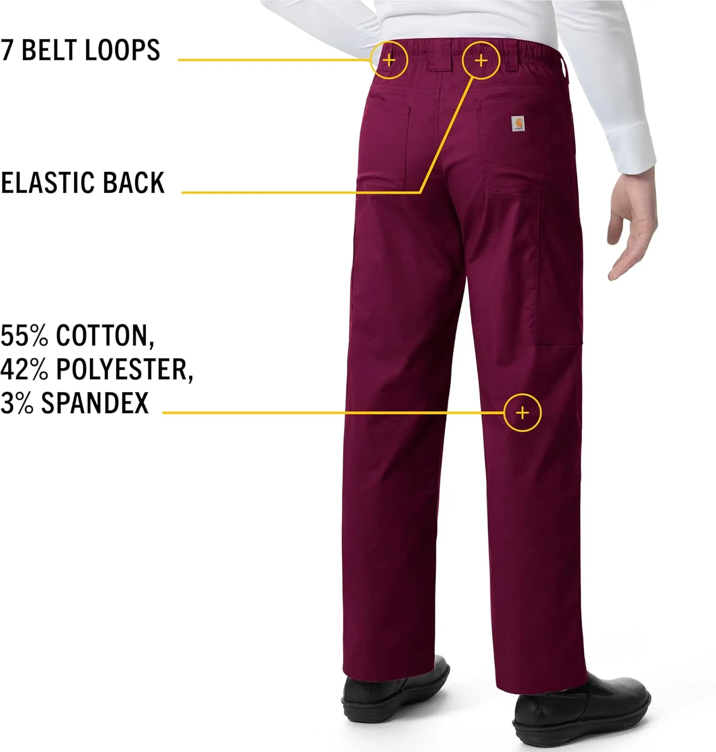 Carhartt Men's Rugged Flex Modern Fit Ristop Straight Leg Cargo Pant