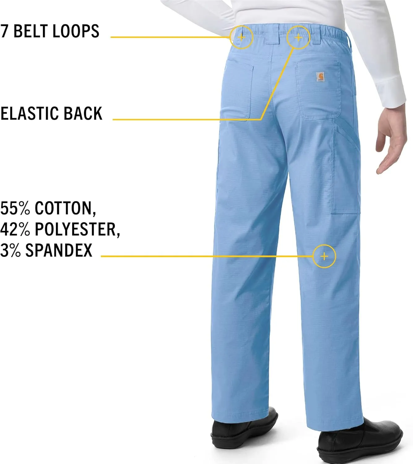 Carhartt Men's Rugged Flex Modern Fit Ristop Straight Leg Cargo Pant