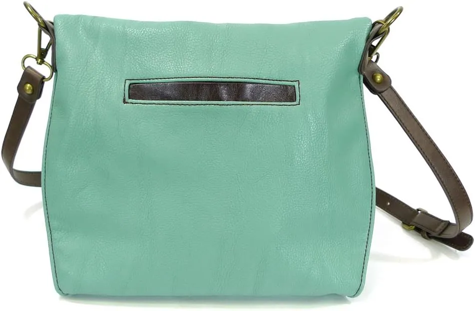 CHALA Charming Crossbody Bag Shoulder Handbag With Flap Top and Zipper Handbag Only- Multi-color