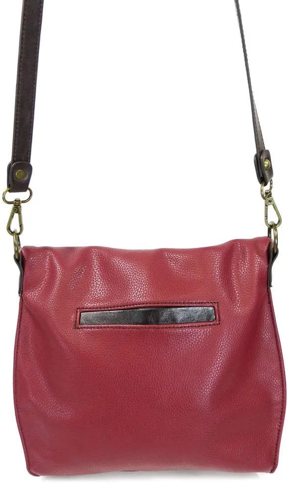 CHALA Charming Crossbody Bag Shoulder Handbag With Flap Top and Zipper Handbag Only- Multi-color
