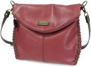 CHALA Charming Crossbody Bag Shoulder Handbag With Flap Top and Zipper Handbag Only- Multi-color