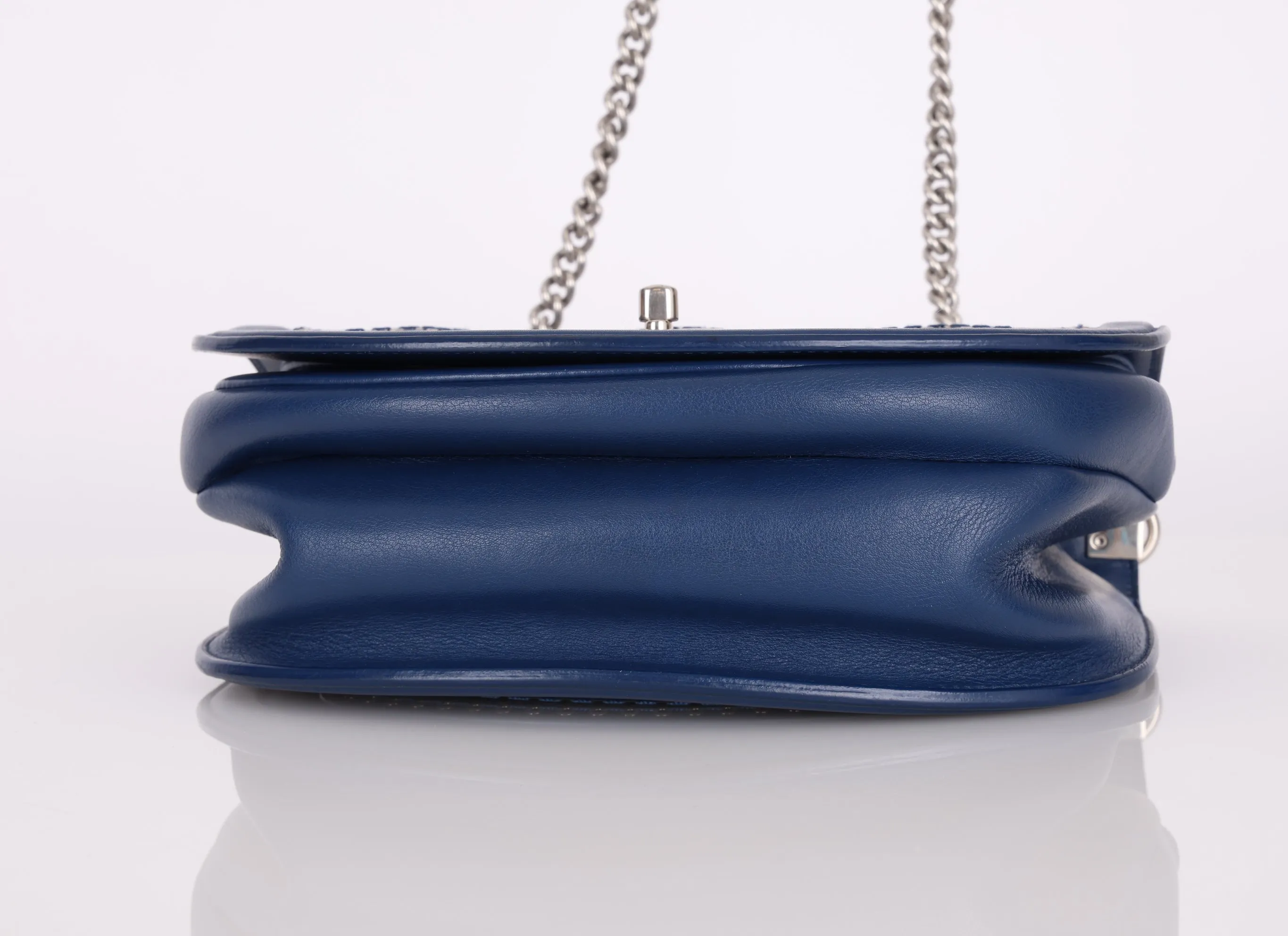 Chanel 2018 Calfskin Coco Eyelets Small Flap Bag