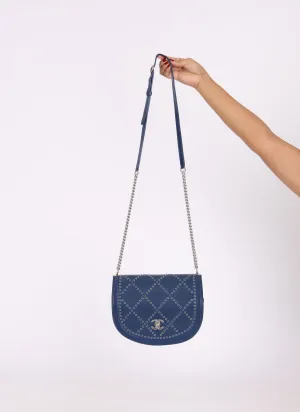 Chanel 2018 Calfskin Coco Eyelets Small Flap Bag