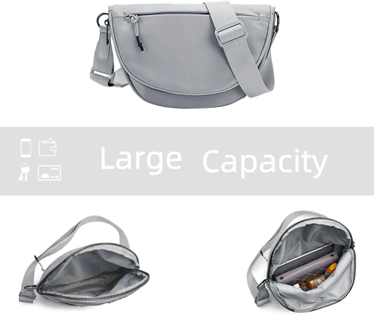 Checkered Crossbody Bags Women Bum Bag Cute Cross Body Sling Backpack Hobo Satchels Shoulder Sport Wallet Purses 2025