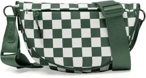 Checkered Crossbody Bags Women Bum Bag Cute Cross Body Sling Backpack Hobo Satchels Shoulder Sport Wallet Purses 2025