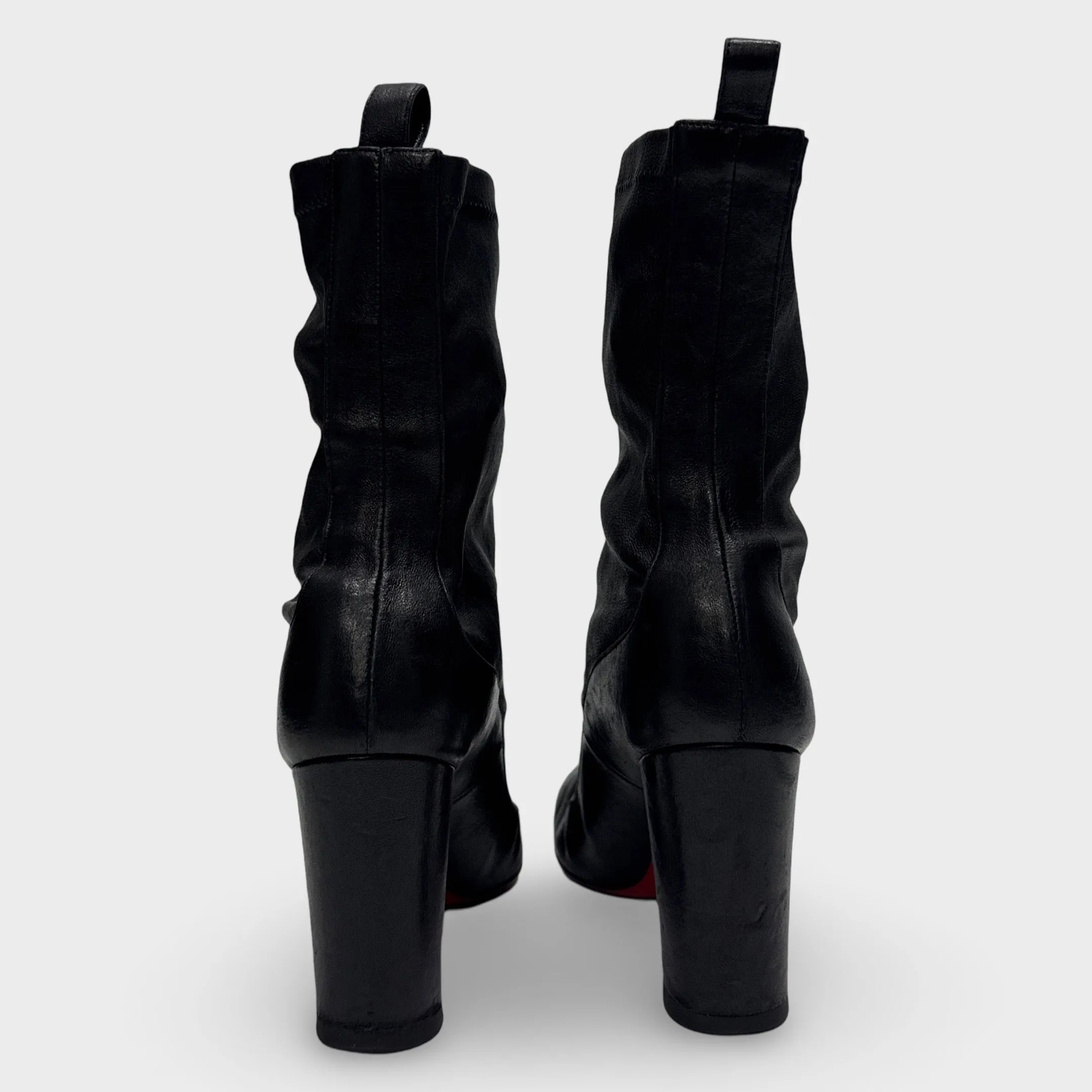 Christian Louboutin Women's Black Leather Boots