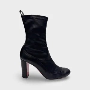 Christian Louboutin Women's Black Leather Boots