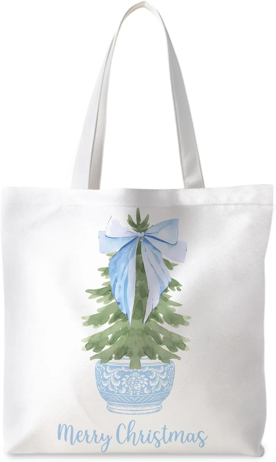 Christmas Tote Bag, Christmas Bags for Women, Womens Gifts for Christmas