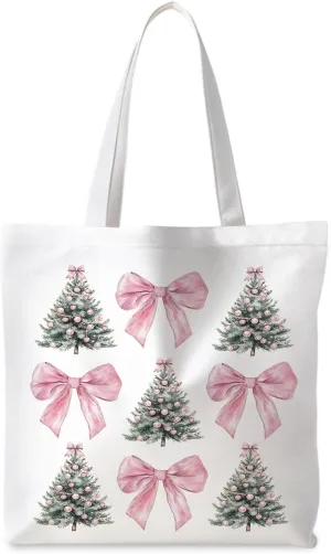 Christmas Tote Bag, Christmas Bags for Women, Womens Gifts for Christmas