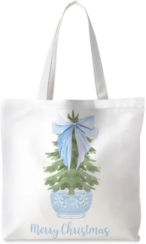 Christmas Tote Bag, Christmas Bags for Women, Womens Gifts for Christmas