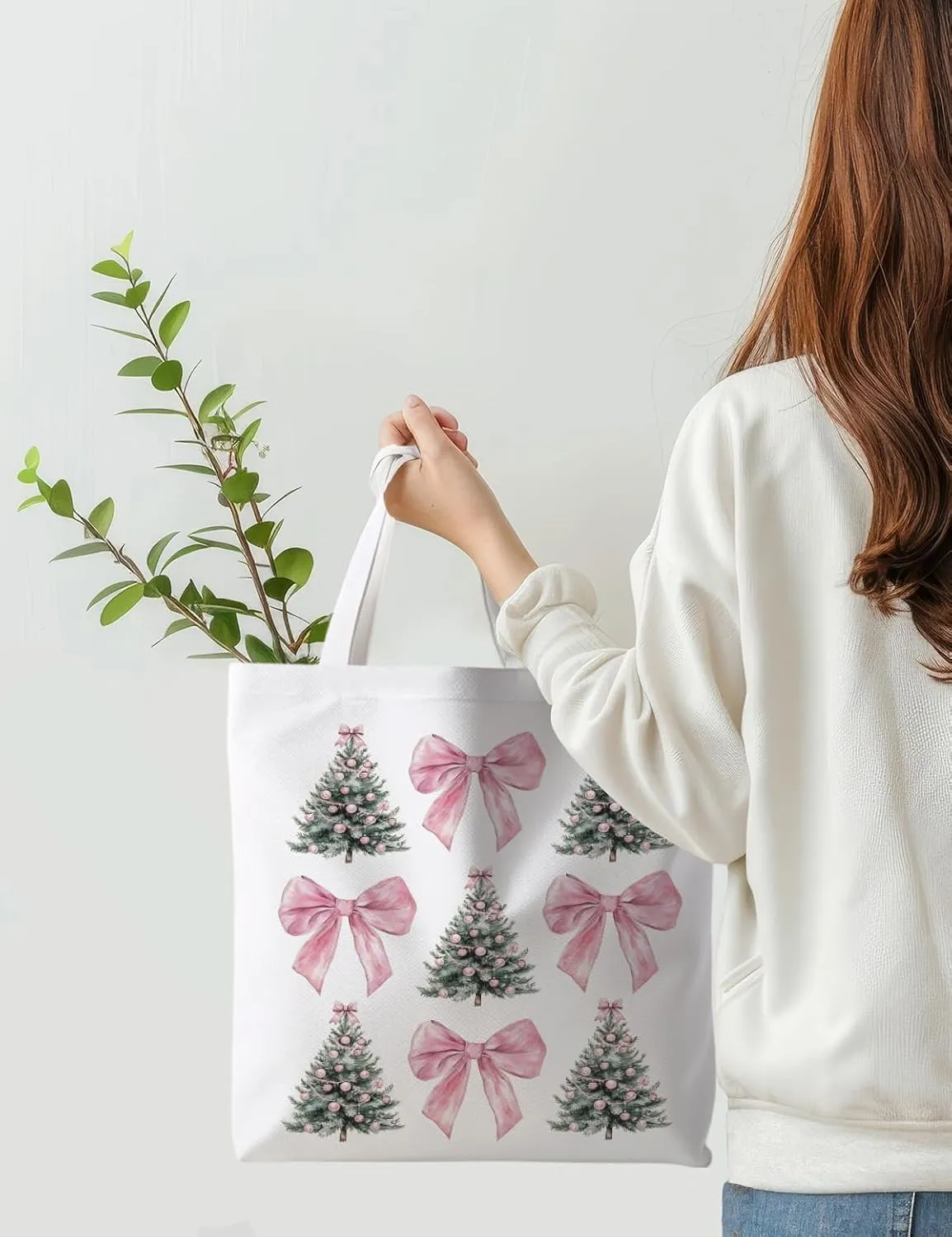 Christmas Tote Bag, Christmas Bags for Women, Womens Gifts for Christmas