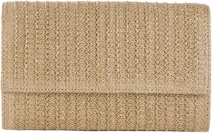 Clutch Bag Straw Beach Bags For Women Rattan Evening Purse Summer Straw Crossbody Woven Raffia Purse Shoulder Handbag 2025