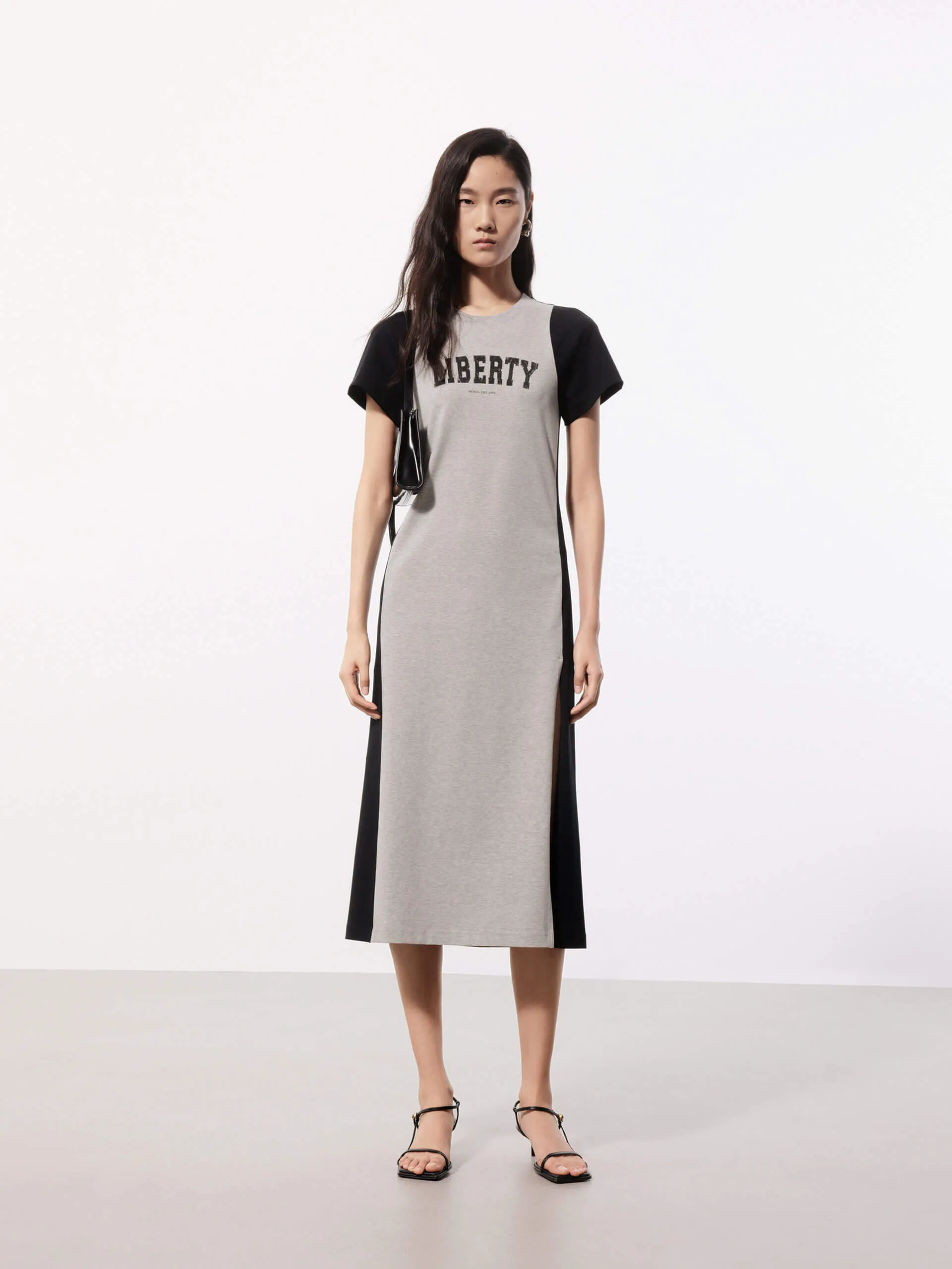 Color Block Tee Dress