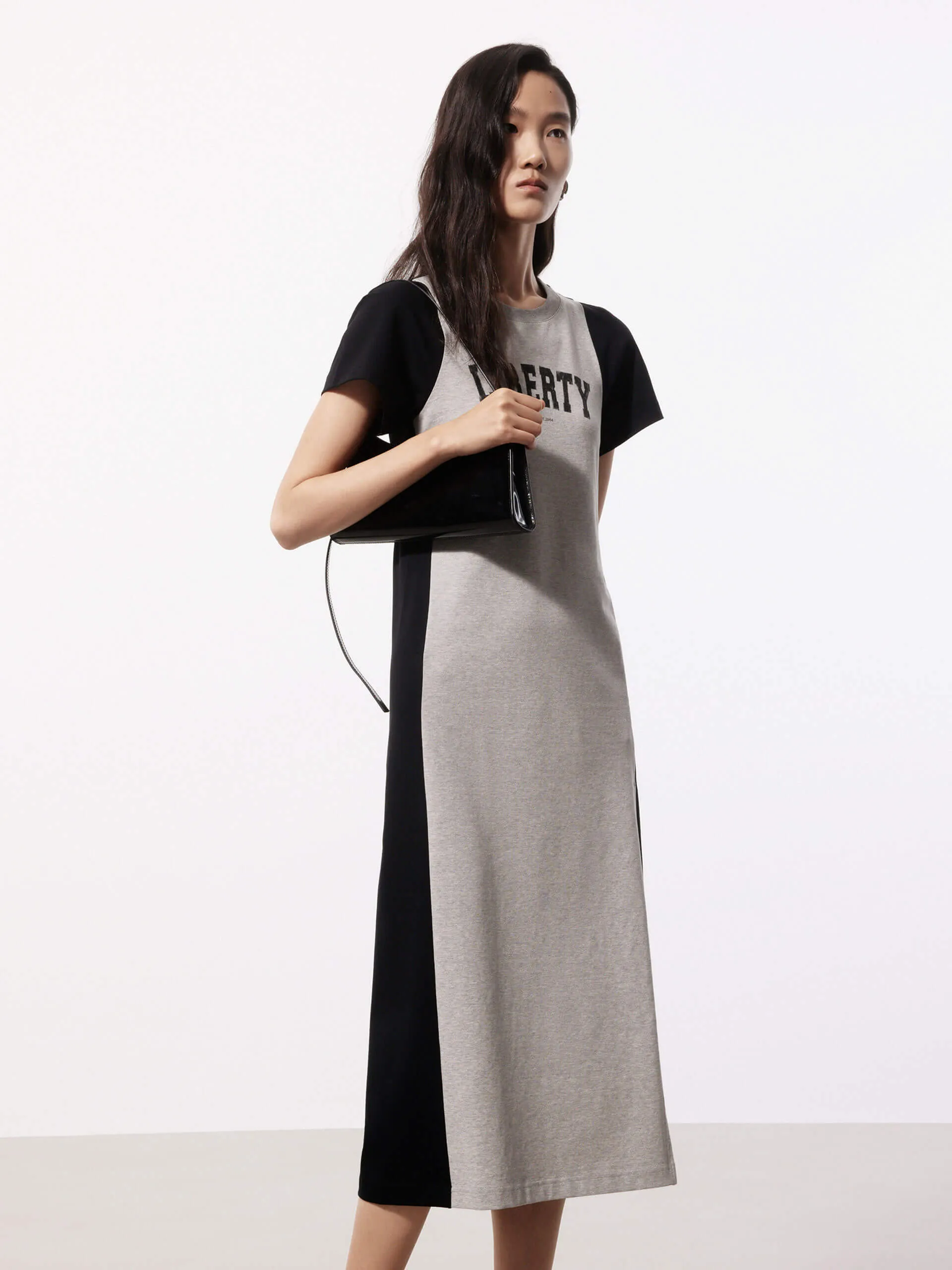 Color Block Tee Dress