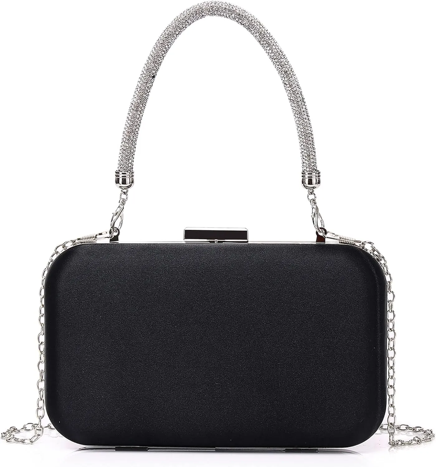 Comeon Women Evening Clutch Bag Silk Satin Party Handbags Bridal Wedding Purses Formal Clutch Elegant Cocktail Crossbody Bags