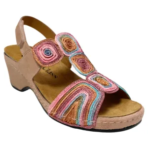 Comfort Class Georgia Pink Suede Combo Sandal (Women's)
