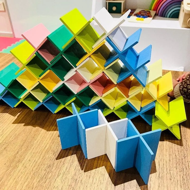 Creative Wooden Building Blocks