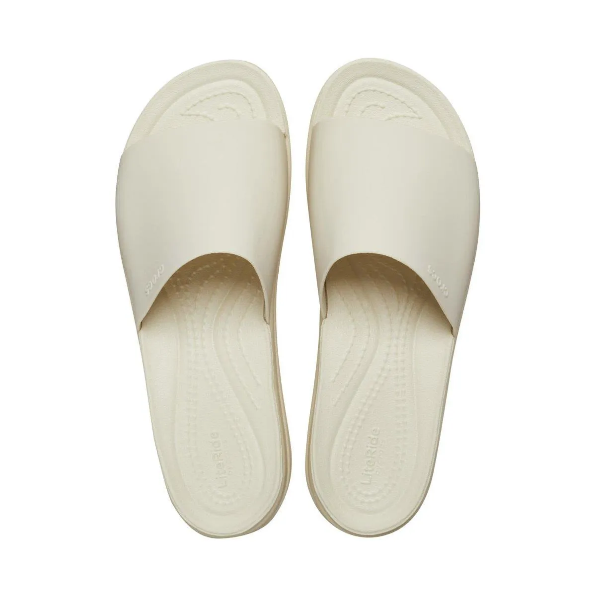 Crocs Brooklyn Platform Slide Slide Sandal - BEG