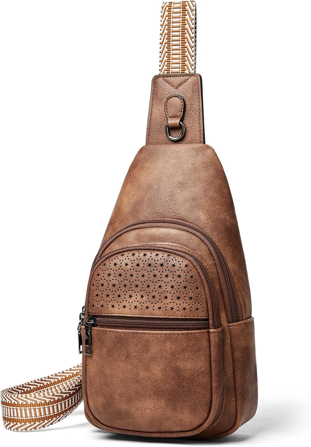 Crossbody Bags for Women 4-Pockets Sling Bag Fanny Pack Chest Purse Backpack Casual Daypacks Travel Shopping