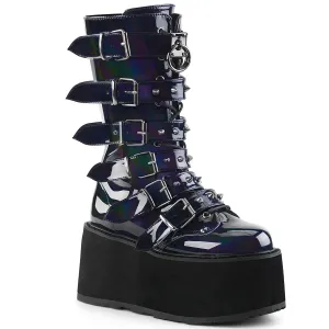 DAMNED-225 Demoniacult Alternative Footwear Women's Knee Highs Boots