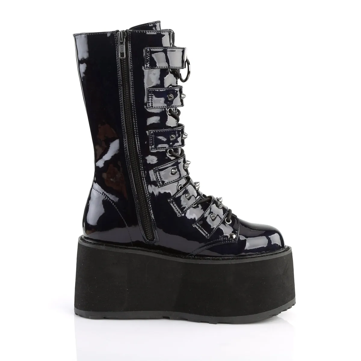 DAMNED-225 Demoniacult Alternative Footwear Women's Knee Highs Boots