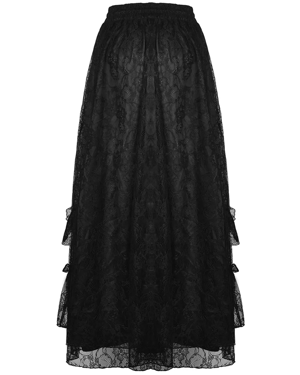 Dark In Love Tristessa Lace Bustle Skirt
