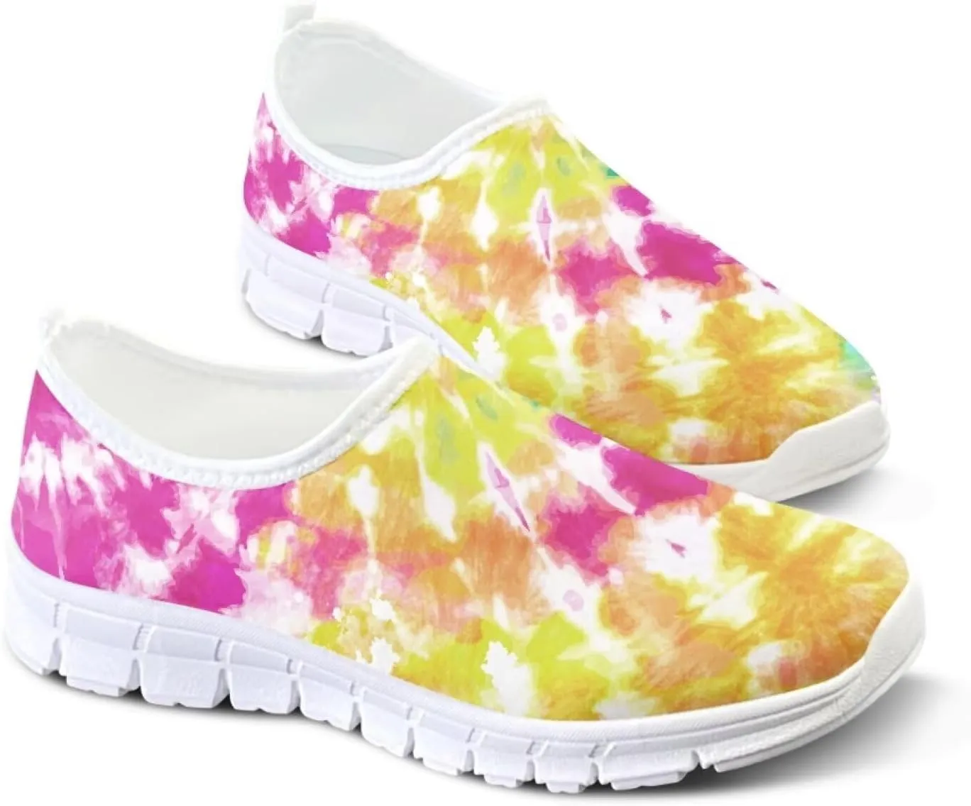 Doojoayie Art Printed Women Slip On Shoes for Ladies Tennis Shoes Daily Casual Footwear